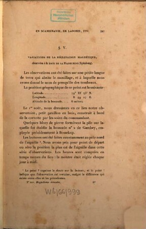 Magnétisme terrestre, 1