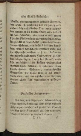 Praktische Folgerungen.