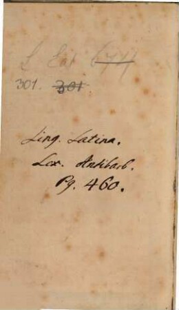 Exilium barbarismi e latino sermone, sive de proprietate et elegantia latini sermonis