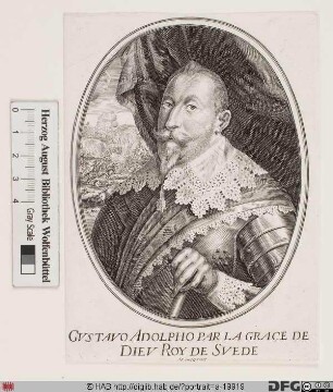 Bildnis Gustaf II. Adolf, König von Schweden (reg. 1611-32)
