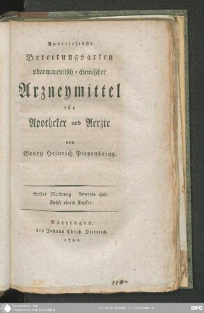 2: Erster Nachtrag