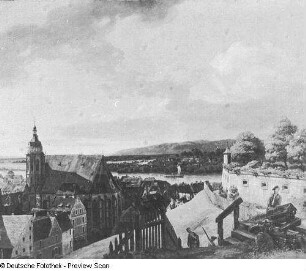 Pirna vom Sonnenstein gesehen