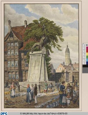 Der Burgplatz in Braunschweig