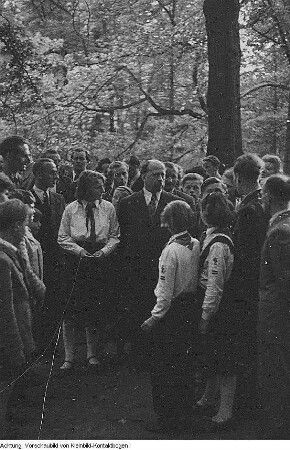 Dresden, Pionierpalast "Walter Ulbricht" (Schloß Albrechtsberg), Besuch von Walter Ulbricht, 31. Mai 1953 & Zittau, Besuch von Walter Ulbricht und Frida Hockauf, Mai 1954
