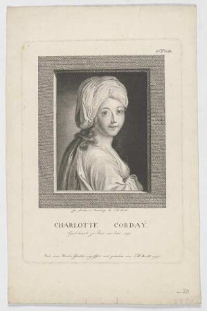 Bildnis der Charlotte Corday