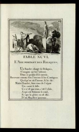 Fable XCVI. L'Ane Portant Des Reliques.
