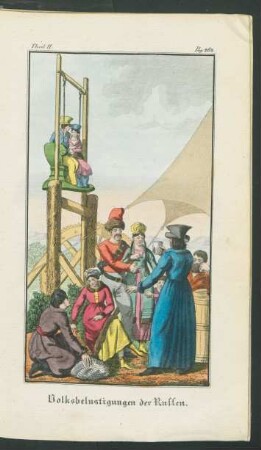 Tafel: Volksbelustigungen der Russen.