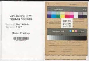 Entnazifizierung Friedrich Mauer , geb. 10.04.1914 (Angestellter)