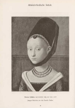Junges Mädchen aus der Familie Talbot