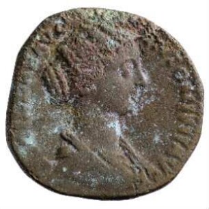 Münze, Sesterz, 164 - 169 n. Chr.