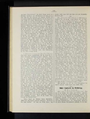 Unser Landvolk im Weltkriege. II. Die daheim.