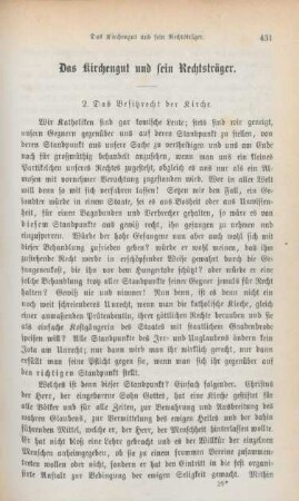 431-442 Das Kirchengut und sein Rechtsträger