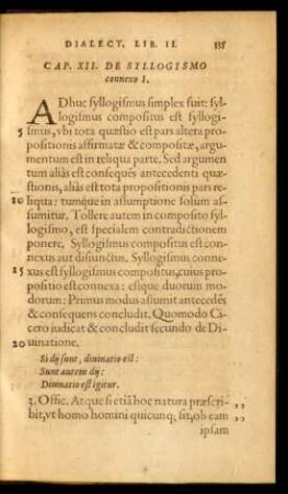 Cap. XII. De Syllogismo connexo I.
