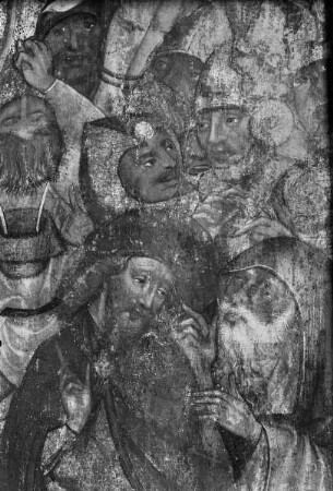 Mitteltafel: die Kreuzigung Christi