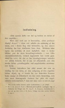 Den angelsaksiske kirkes indflydelse paa den norske