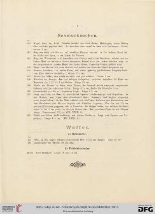 Schmucksachen (No. 142-152)