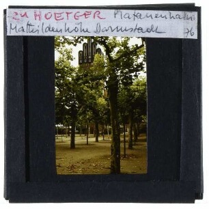 Darmstadt, Hochzeitsturm,Darmstadt, Platanenhain