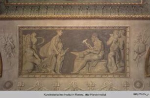 Toilette der Venus und Episoden der Venusgeschichte in Grisaille : Vulcan und Venus