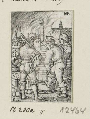 Schildwache bei den Pulverfässern