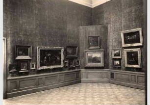 Aufstellung der Gemäldegalerie und der Skulpturensammlung im Kaiser-Friedrich-Museum, Raum 58, Holländische Gemälde des 17. Jhd.