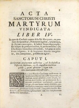 Acta sanctorum Christi martyrum vindicata. 2