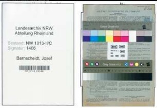 Entnazifizierung Josef Barnscheidt , geb. 28.07.1896 (Brauereivertreter)