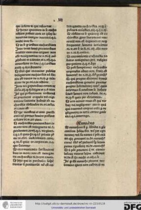 Quod eunuchus si per insidias et persecutionem hominum vel per egritudinem vel sic natus est potest etiam ad episcopum promoveri...
