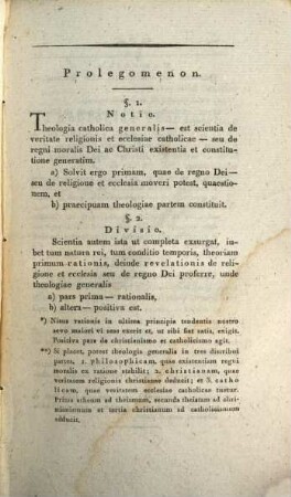 Cl. D. Mariani Dobmayer ... Systema Theologiae catholicae : opus posthumum, 2. Theologiae catholicae doctrinalis seu theoreticae generalis ; ps. 1, Rationalis