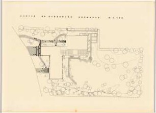 Garten Dr. Schönwald, Dormagen: Lageplan 1:100