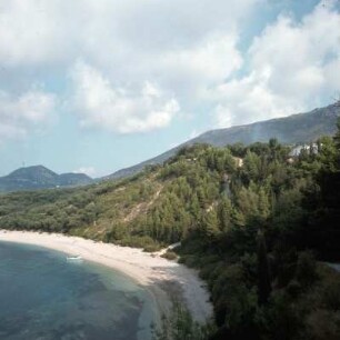 Am Strand von Parga in Epirus