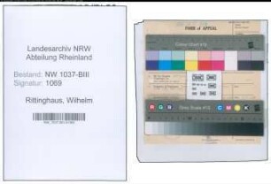 Entnazifizierung Wilhelm Rittinghaus , geb. 27.05.1909 (Sekretaer)