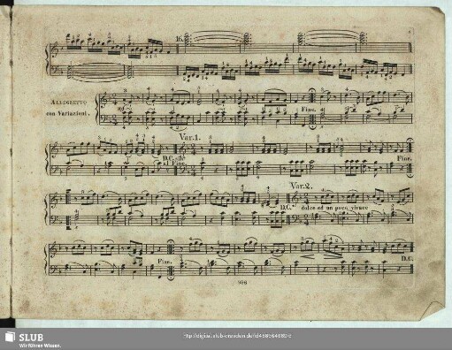 Allegretto con Variazioni