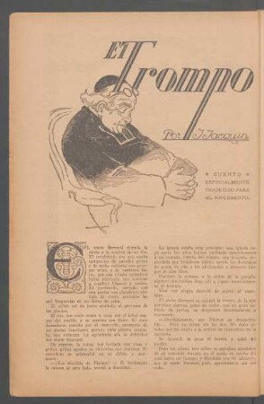 El trompo : Cuento especialmente traducido para "El Suplemento" - Ilustraciones de Maître Jean.