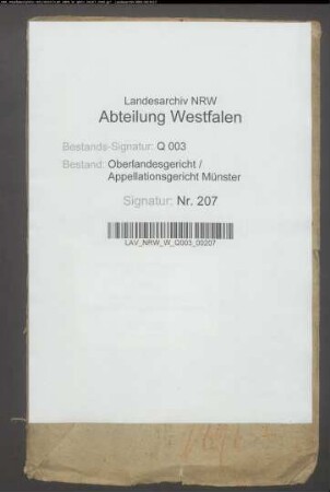 Kreditoren der Droste Nienbergschen Konkursmasse ./. Konkursmasse (Droste zu Erwitte, Droste Senden, von Ascheberg u.a.)