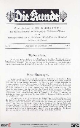 Vorbemerkung