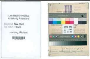 Entnazifizierung Richard Hartung , geb. 06.04.1908 (Musiker)
