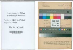 Entnazifizierung Helmuth Mertin , geb. 08.05.1910 (Angestellter)