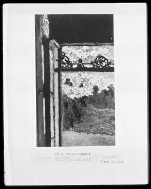 Blick aus dem Fenster auf blühende Bäume & Schwüle Luft