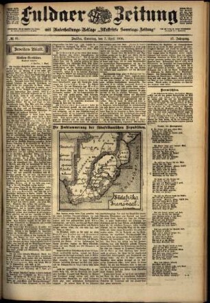 Zweite Ausgabe vom Samstag, den 07. April 1900.