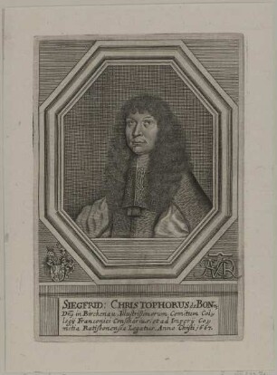 Bildnis des Siegfrid Christophorus de Bonn