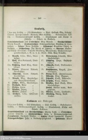 Collmen mit Rittergut