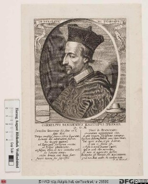 Bildnis Cornelis Jansen (lat. Cornelius Jansenius)