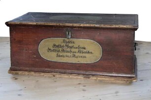 Innungslade der Tuchmachergesellen in Leisnig