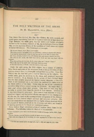 The Holy Writings of the Sikhs.
