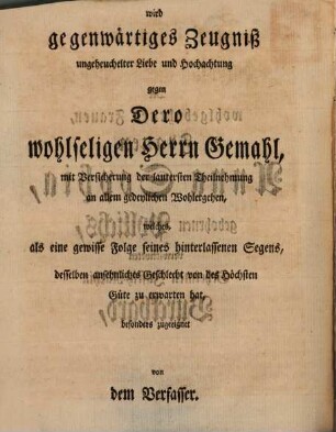 Denkmahl der Hochachtung und Freundschaft dem J. G. Burckhart gewidmet