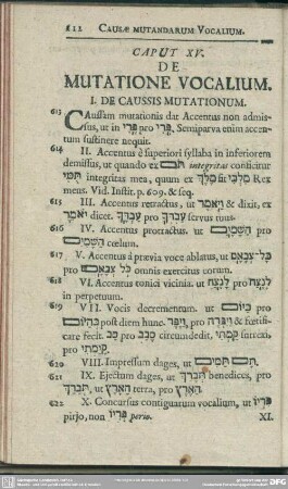Caput XV. De Mutatione Vocalium