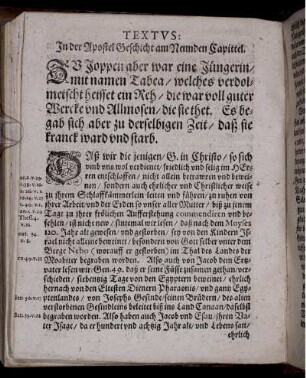 Textus: In der Apostel-Geschicht am Neunden Capitel