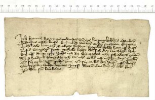 Verzicht auf eine Forderung durch Hermann von Rodenstein