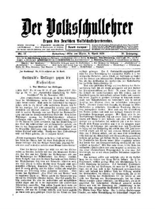 Gottwald's Anklagen gegen die Klassenlehrer : I.