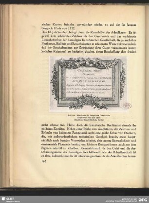 Adresskarte des Graphikers Chéreau fils